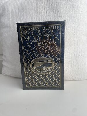 Moby Dick Herman Melville Easton press book rare collectible collectors Sealed-image