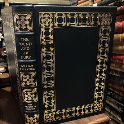 FRANKLIN LIBRARY: WILLIAM FAULKNER: SOUND AND THE FURY: COMPSONS: BENJY & DILSEY-image
