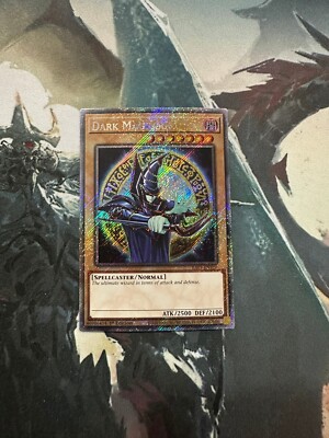 Yugioh Dark Magician (BACH Art) Platinum Secret Rare RA04-image