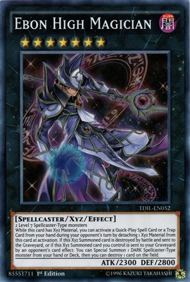 Ebon High Magician - TDIL-EN052 - Super Rare - 1st Edition - Heavily Played-image