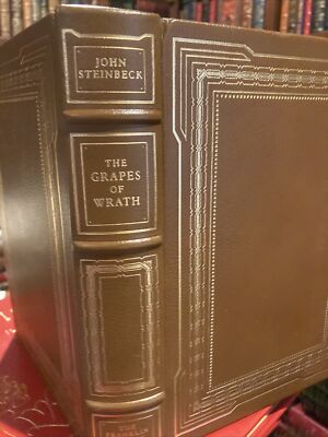 Franklin Library: GRAPES OF WRATH: JOHN STEINBECK: CALIFORNIA: JOADS: OKIES-image