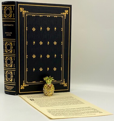 1953 ICL ARROWSMITH Lewis Collectors DELUXE Edition SCIENCE & MEDICINE 24K GOLD-image