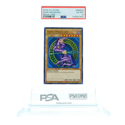 2016 YU-GI-OH Dark Magician CT13-EN003 PSA 6 Mega-Tins-image