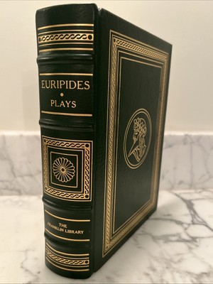 EURIPIDES PLAYS (1976) Limited Edition FRANKLIN LIBRARY 100 Greatest Books-image