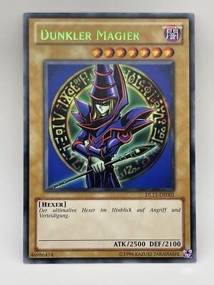 Dark Magician 2010 Duelist League Green GERMAN DL11-EN001 DL11-DE001 Yugioh-image