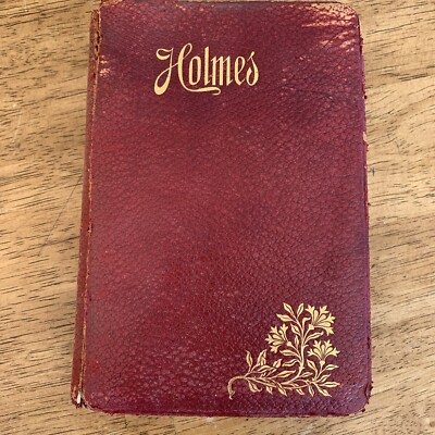 The Early Poems of Oliver Wendell Holmes POEMS Book Leather Cover W.B. Conkey-image