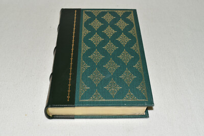 Franklin Library ADVENTURES HUCKLEBERRY FINN Mark Twain 1979 LEATHER Illustrated-image