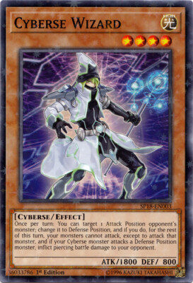 1x Cyberse Wizard - SP18-EN003 - Starfoil Rare - 1st Edition SP18 - Star Pack VR-image