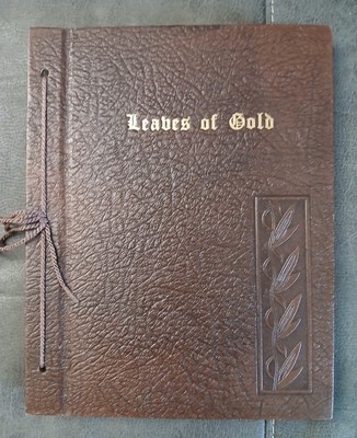 Leaves of Gold  Edit Clyde Francis Lytle 1959 Hard Back  Leather Bound #Book27-image