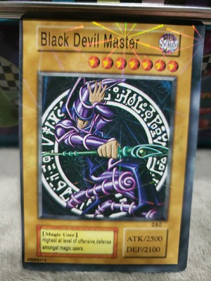 Yugioh Card Black Devil Master Dark Magician Funny Mistranslation Error Satan-image