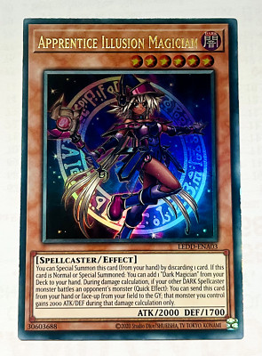 Apprentice Illusion Magician LEDD-ENA03 Legendary Dragon Decks 1st Edition-image