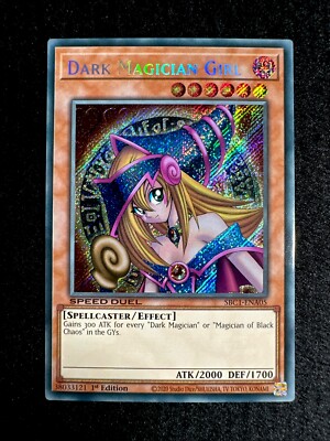 🔥YUGIOH • DARK MAGICIAN GIRL • SECRET RARE • SBC1-ENA05 • 1st EDITION • NM🔥-image