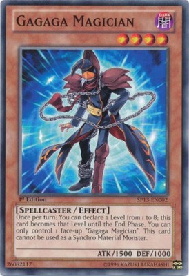 Gagaga Magician - SP13-EN002 - Common - Unlimited Edition - Heavily Played-image