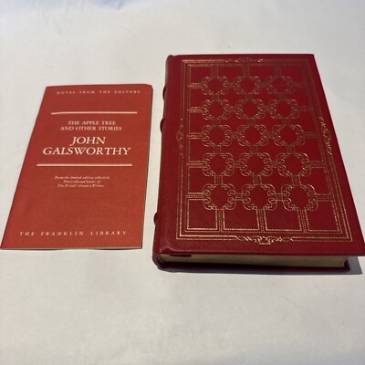 Franklin Library John Galsworthy APPLE TREE & OTHER STORIES 1981 Great Writers-image