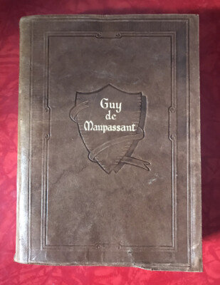 COMPLETE SHORT STORIES by GUY DE MAUPASSANT 1903 LEATHER BOUND -image