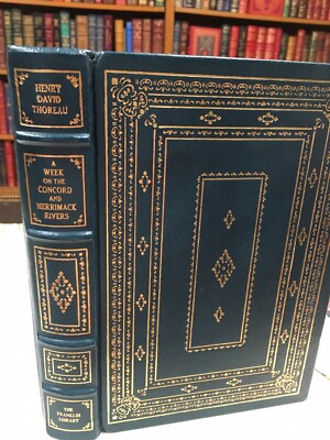 Franklin Library: HENRY DAVID THOREAU: A WEEK ON THE CONCORD & MERRIMACK RIVERS-image