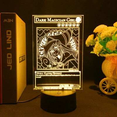 Yu Gi Oh Anime 3D LED Acrylic Night Light - 7 Color Touch Control-image