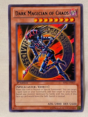 Yu-Gi-Oh Dark Magician Of Chaos 1st Edition Rare BP01-EN007-image
