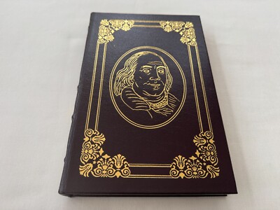 Easton Press AUTOBIOGRAPHY BENJAMIN FRANKLIN 2004 LEATHER FINE 1ST COLLECTOR EDN-image