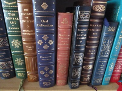 Lot of 20 The Classics of Dentistry Library Hardbacks Leatherbound Vintage Books-image