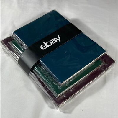 eBay Swag three pack faux leather bound lined journals 2025 Seller Check In-image