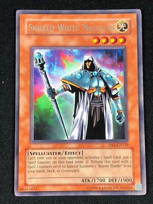 YUGIOH SKILLED WHITE MAGICIAN DR1-EN119 RARE (MP)-image