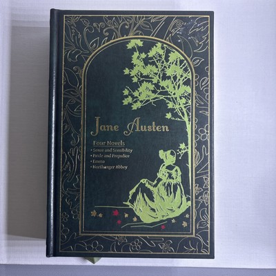 Jane Austen : Four Novels by Jane Austen (2011, Leather) Hardcover/Gilt Edge-image