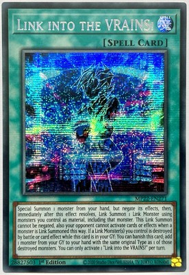 MP22-EN271 Link into the VRAINS! - Secret Rare 1st Edition Near Mint YuGiOh Card-image
