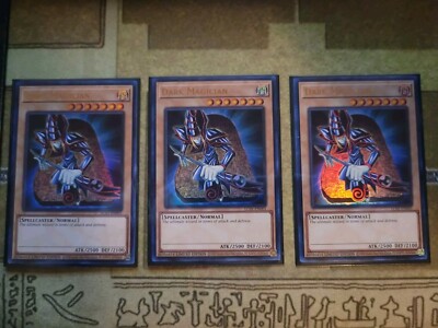 YUGIOH TCG 3X DARK MAGICIAN LC01-EN005 ULTRA LIMITED EDITION NM 2020-image
