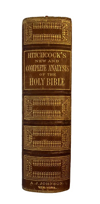1870 Hitchcock’s Analysis of Holy Bible w Civil War Era Marriage Certificate Map-image
