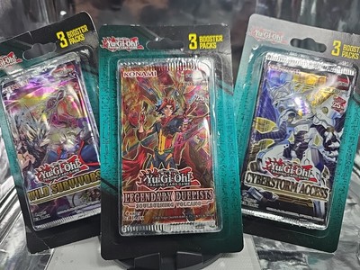 3 Yu-Gi-Oh Mystery 3 Booster Blister Packs -image