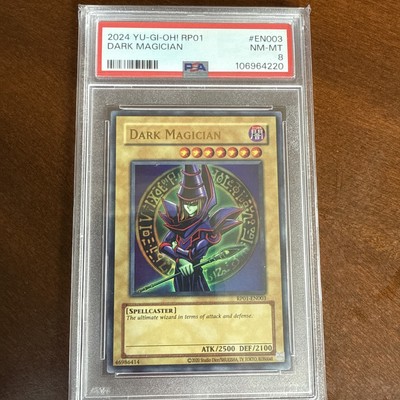 Yugioh Dark Magician RP01-EN003 Rare PSA Graded 8 -image