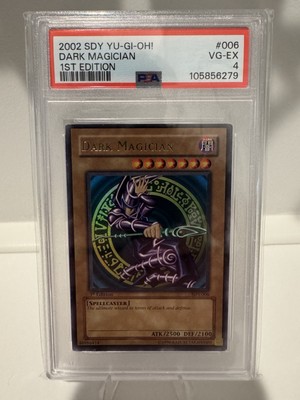 YU-GI-OH! Dark Magician Starter Deck Yugi 1st Edition SDY-006 PSA 4-image