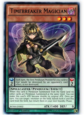 Timebreaker Magician - BOSH-EN002 - Rare - 1st Edition - Heavily Played-image