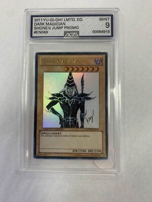 Yu-Gi-Oh Dark Magician #EN049 Shonen Jump Promo Limited Edition AGS 9-image