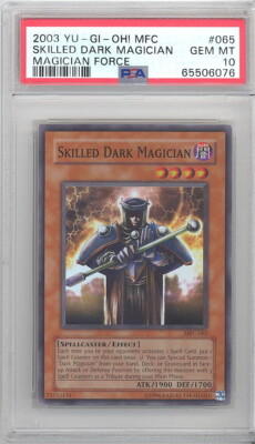 PSA 10 - Yu-Gi-Oh Card - MFC-065 - SKILLED DARK MAGICIAN (super rare) GEM MINT-image