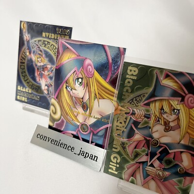 Yu-Gi-Oh Dark Magician Girl Dungeon Dice Monster DDM 3 Card Relief KONAMI MINT-image