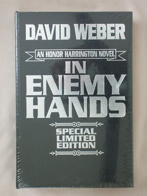 Signed Limited IN ENEMY HANDS David Weber HONOR HARRINGTON LEATHERBOUND HRDCVR-image