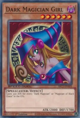 Yugioh! Dark Magician Girl - SBC1-ENA05 - Common - 1st Edition Near Mint, Englis-image