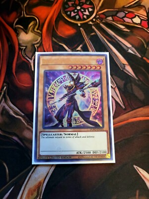 YUGIOH TCG DARK MAGICIAN DUPO-EN101 ULTRA LIMITED EDITION NM-image