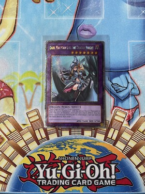 Yugioh Dark Magician Girl The Dragon Knight RA03-EN258 Platinum 1st Edition NM -image