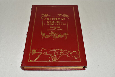 Easton Press CHRISTMAS STORIES CAROL & NIGHT BEFORE 1992 1ST ED LEATHER FINE/OOP-image
