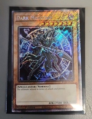 YGO Dark Magician DSOD ART Platinum Secret Rare NM Stampede RA04-EN106-image
