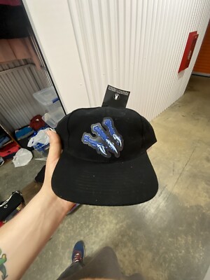 Vintage 1998 Godzilla Movie Promotional Black Hat Cap New With Tags -image