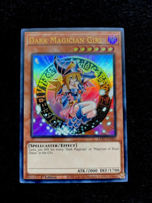 🔥YUGIOH • DARK MAGICIAN GIRL • ULTRA RARE • LDS3-EN082 • 1st EDITION • NM🔥-image