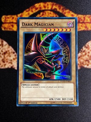 🔥YUGIOH • DARK MAGICIAN • ULTRA RARE • YGLD-ENB02 • 1st EDITION • VLP🔥-image