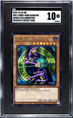 SGC 10 Yu-Gi-Oh Dark Magician ADC1-EN001 Adidas Collaboration Prismatic Secret-image