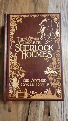 The Complete Sherlock Holmes by Sir Arthur Conan Doyle Hard Cover Leather Bound -image