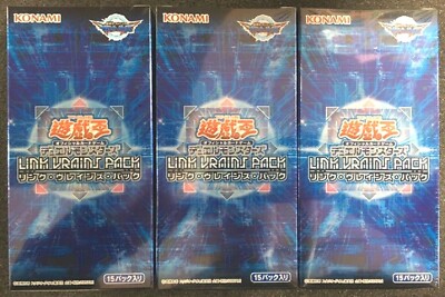 3 Box Yugioh Card LINK VRAINS PACK Japanese Japan Yugioh NEW OCG-image