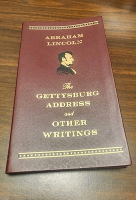 The Gettysburg Address and Other writings by Abraham Lincoln Leather Bound-image